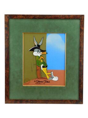 Sheriff Bugs Chuck Jones Cel Signed Bugs Bunny Looney Tunes Limited Edition